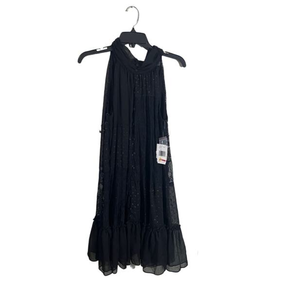 Taylor Lace Halter Cocktail & Party Dress Women's Size 6 Black Sleeveless NEW - Picture 1 of 7